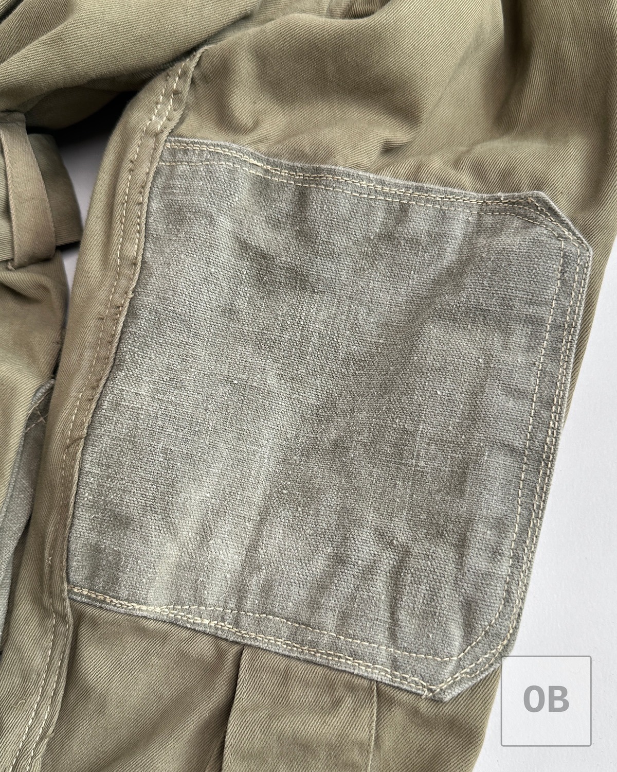 82nd Airborne gray duck canvas elbow reinforcement M42 jump jacket
